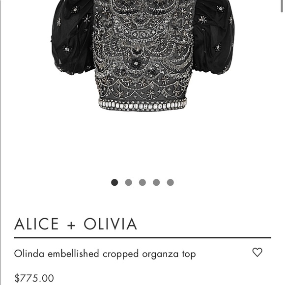 Alice + Olivia Tops Brand New Alice Olivia Olinda